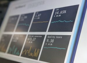 financial analytics screen