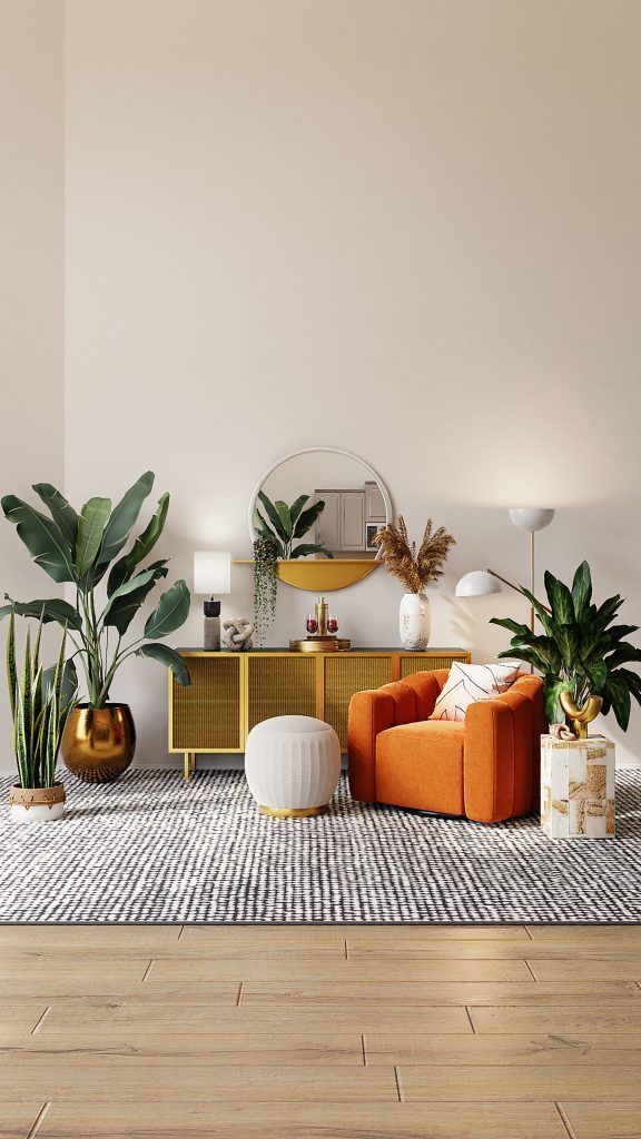 Espacio interior completamente amueblado unsplash