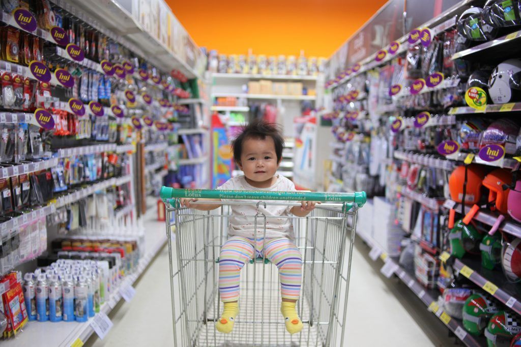 shoping for baby products
