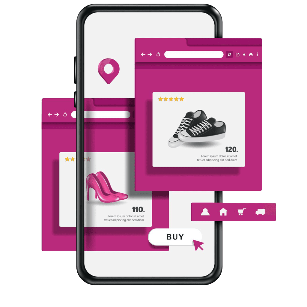 Shopping by phone each day is more popular